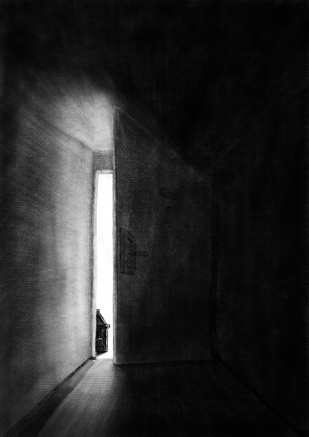 Digital illustration for Conrad Aiken's Mr. Arcularis created by Anna Polhorodnyk